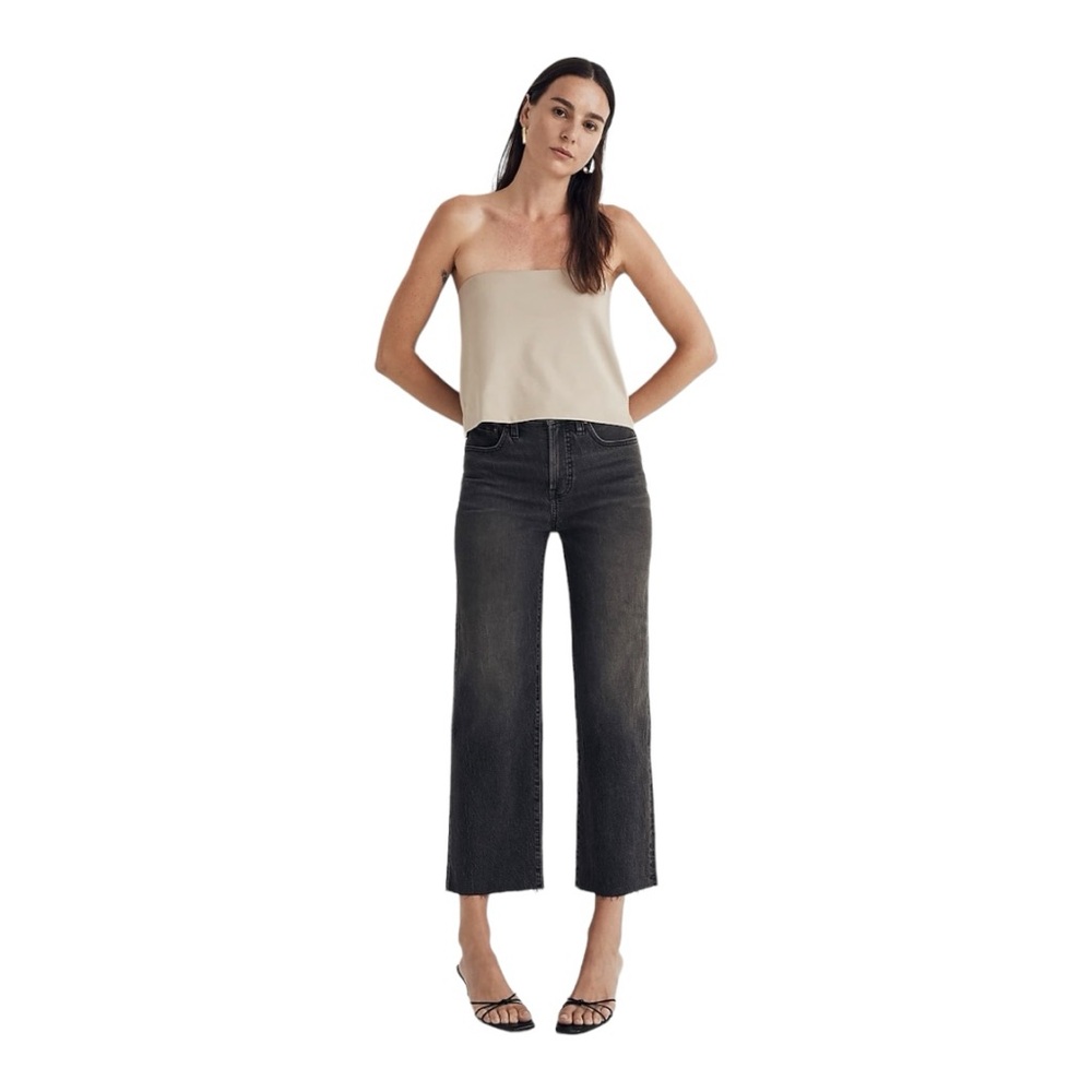 Madewell The Perfect Vintage Wide-Leg Crop Jean. Sz: 25.